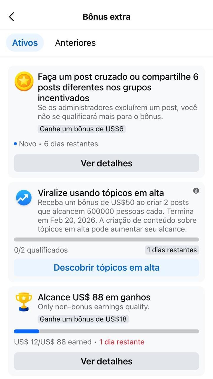Histórico de pagamentos recebidos em plataformas